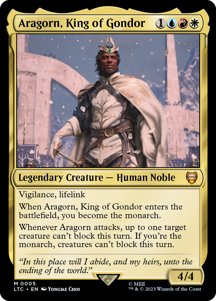 Aragorn, King of Gondor [The Lord of the Rings: Tales of Middle-Earth Commander] 