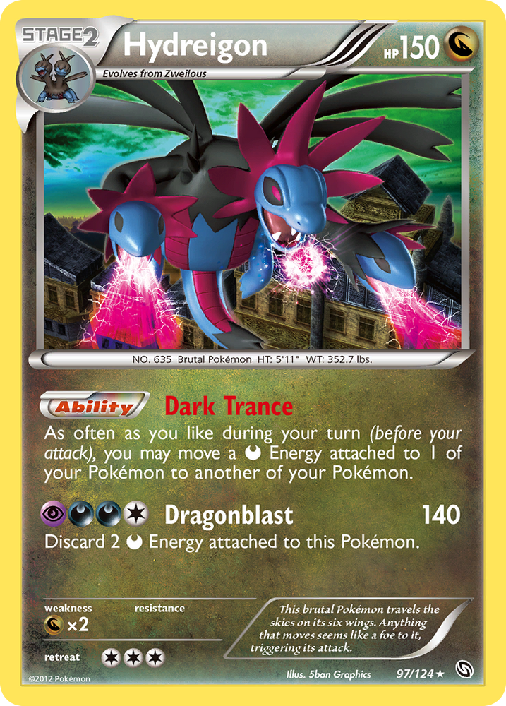 Hydreigon (97/124) [Black &amp; White: Dragons Exalted] 