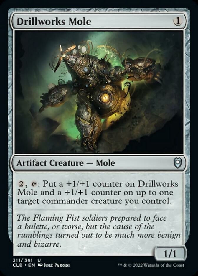 Drillworks Mole [Commander Legends: Battle for Baldur's Gate] 