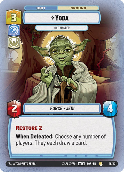 Yoda - Old Master (Weekly Play Promo) (16/20) [Spark of Rebellion Promos] 