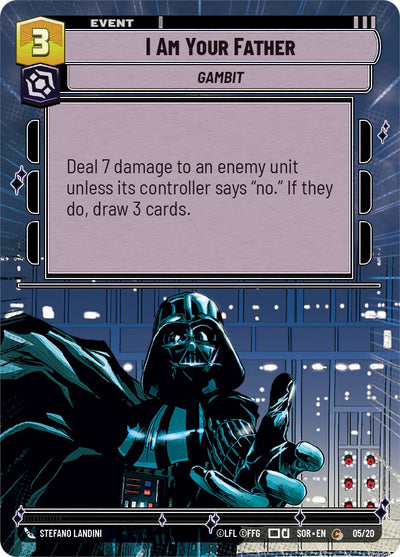 I Am Your Father (Hyperspace) (Weekly Play Promo) (5/20) [Spark of Rebellion Promos] 