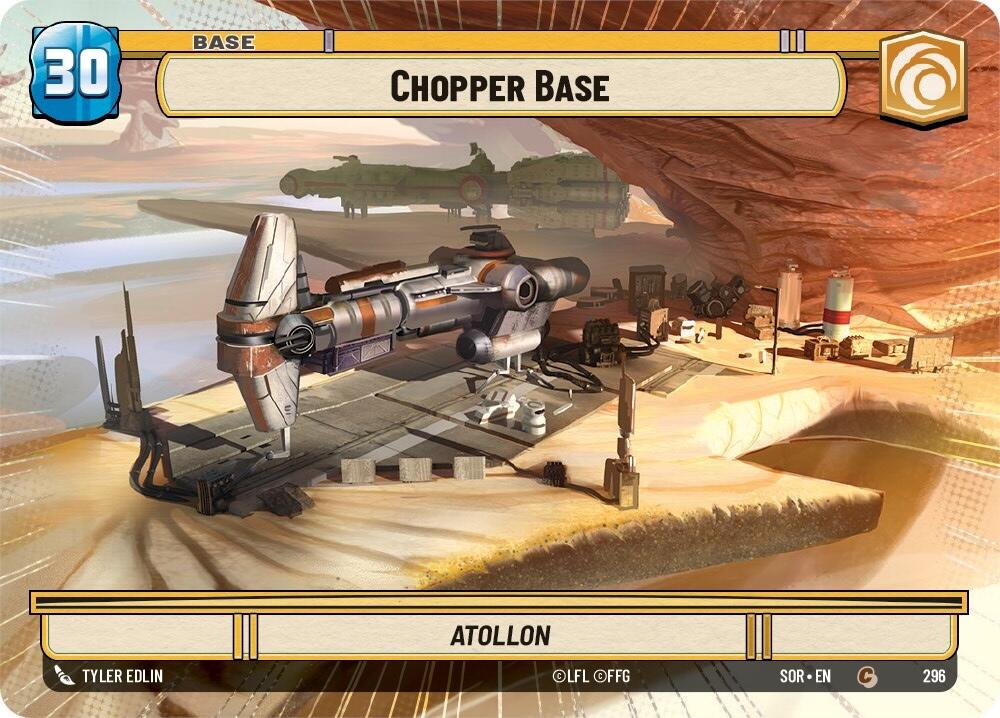 Chopper Base // Shield (Hyperspace) (296 // T04) [Spark of Rebellion] 