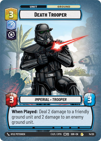 Death Trooper (Weekly Play Promo) (14/20) [Spark of Rebellion Promos] 