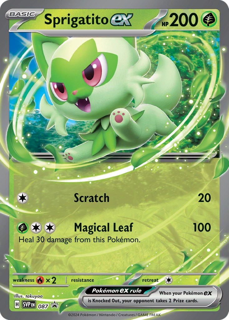 Sprigatito ex (087) [Scarlet & Violet: Black Star Promos] 