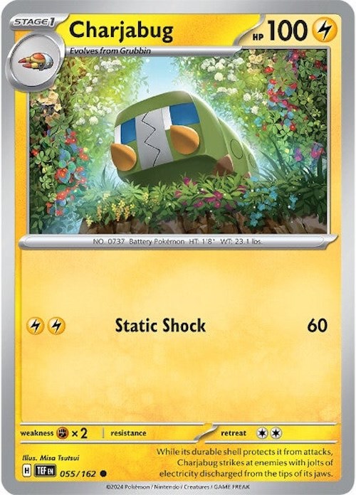 Charjabug (055/162) [Scarlet &amp; Violet: Temporal Forces] 