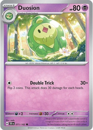 Duosion (071/162) [Scarlet &amp; Violet: Temporal Forces] 