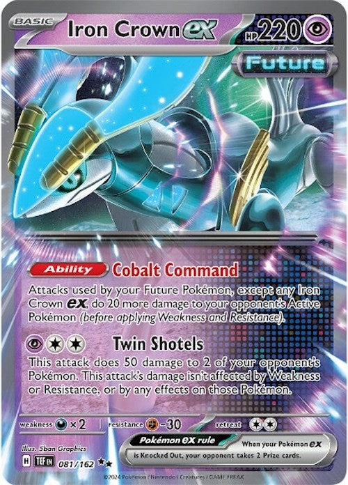 Iron Crown ex (081/162) [Scarlet & Violet: Temporal Forces] 