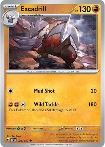 Excadrill (086/162) [Scarlet &amp; Violet: Temporal Forces] 