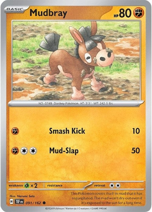 Mudbray (091/162) [Scarlet & Violet: Temporal Forces] 