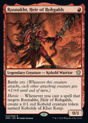 Rosnakht, Heir of Rohgahh [Dominaria United Commander] 