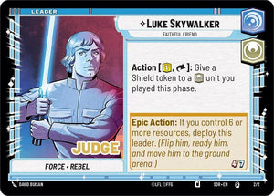 Luke Skywalker - Faithful Friend (Judge Promo) (002/002) [Spark of Rebellion Promos] 
