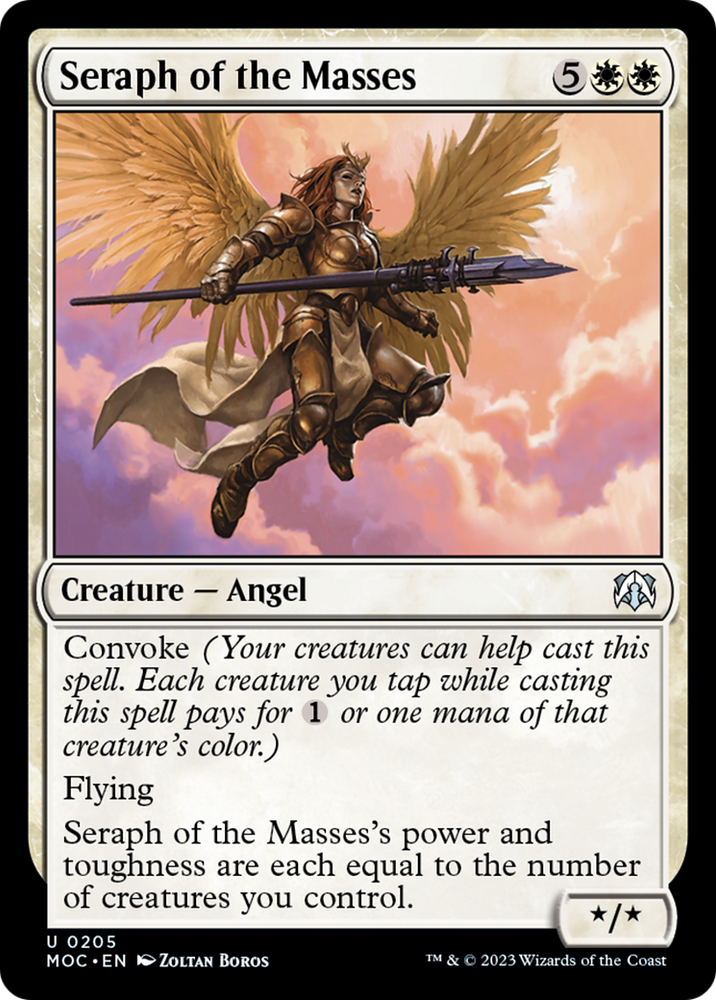 Seraph of the Masses [March of the Machine Commander] 