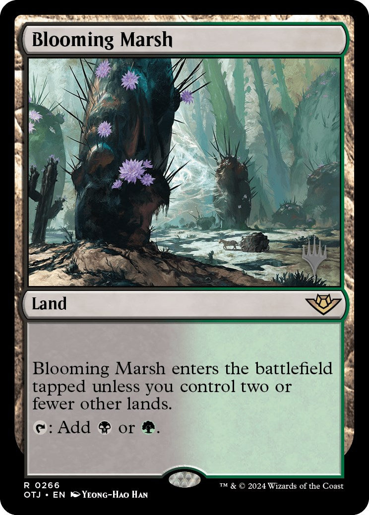 Blooming Marsh (Promo Pack) [Outlaws of Thunder Junction Promos] 