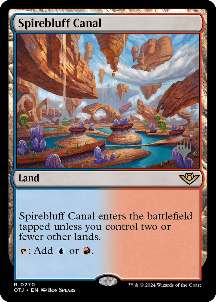 Spirebluff Canal (Promo Pack) [Outlaws of Thunder Junction Promos] 