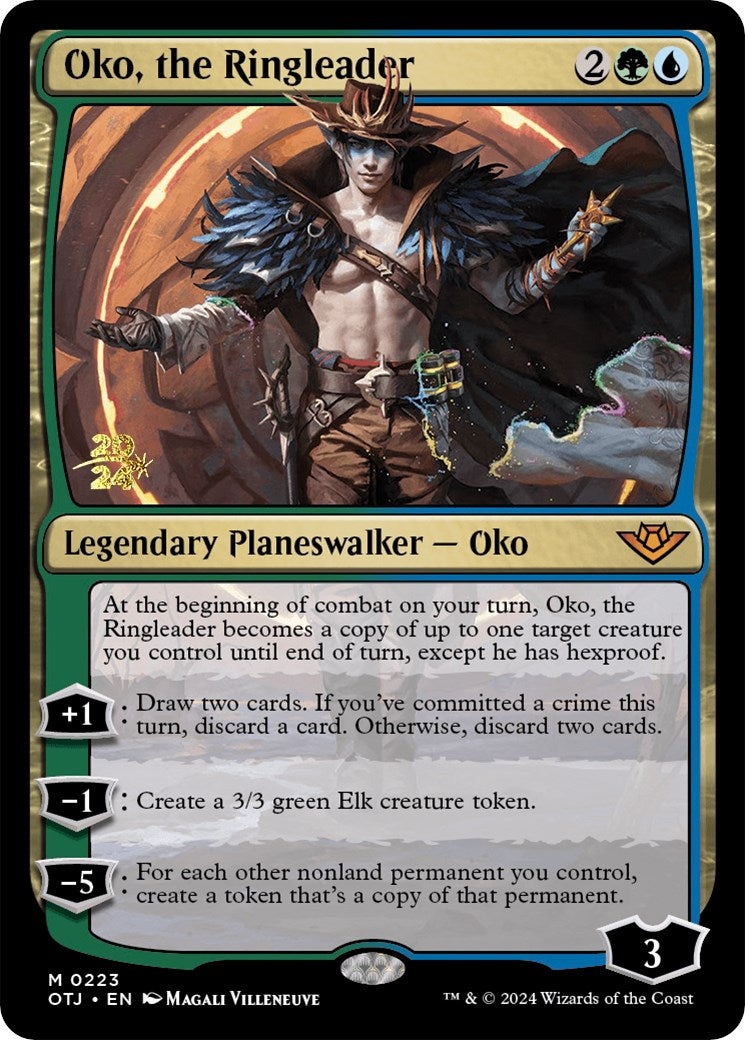 Oko, the Ringleader [Outlaws of Thunder Junction Prerelease Promos] 