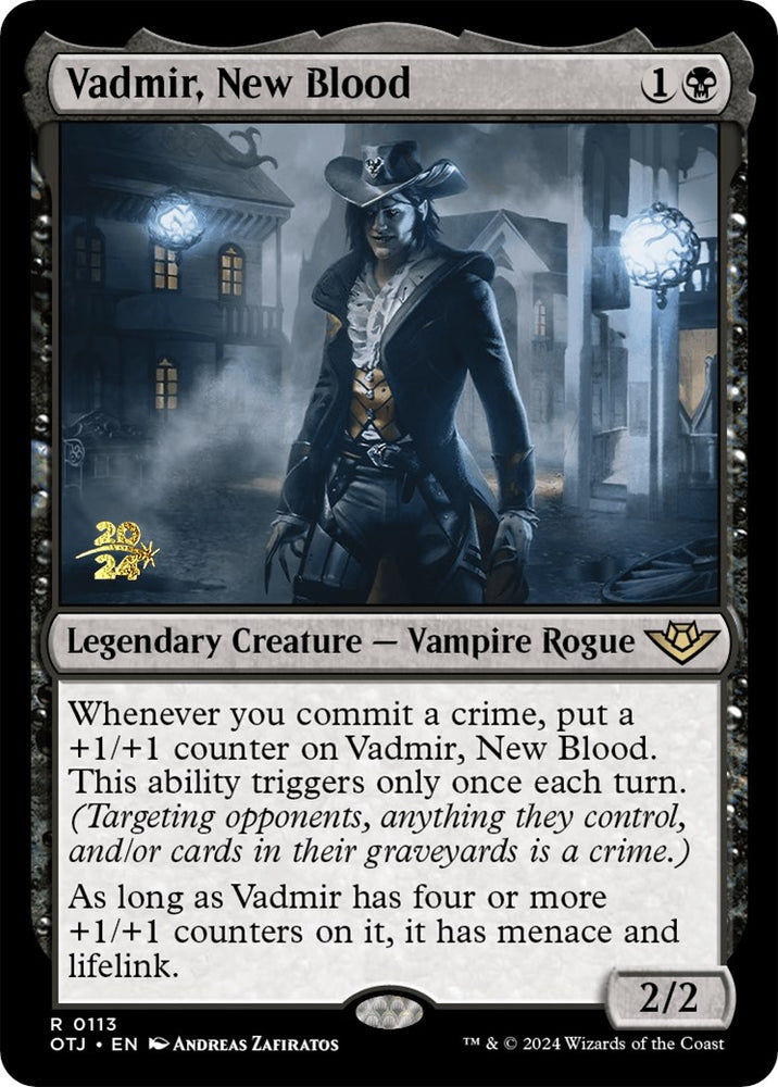 Vadmir, New Blood [Outlaws of Thunder Junction Prerelease Promos] 