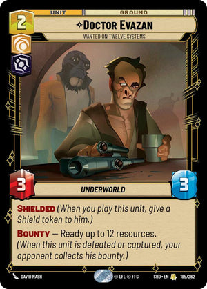 Doctor Evazan - Wanted on Twelve Systems (185/262) [Shadows of the Galaxy] 
