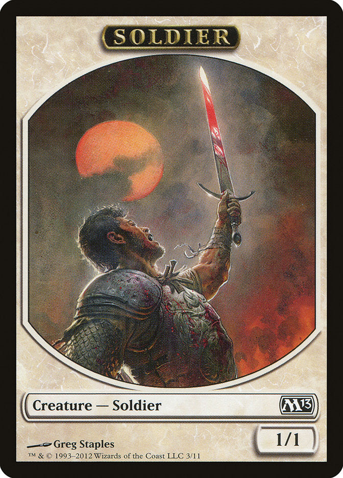 Soldier Token [Magic 2013 Tokens] 