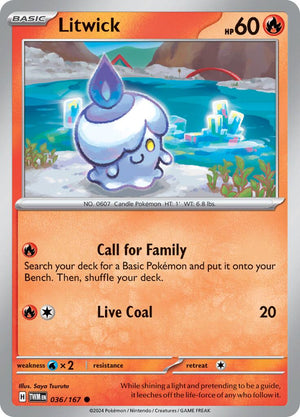 Litwick (036/167) [Scarlet & Violet: Twilight Masquerade]