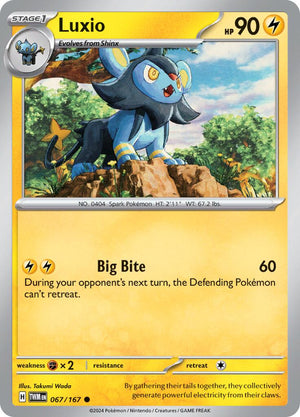Luxio (067/167) [Scarlet &amp; Violet: Twilight Masquerade] 