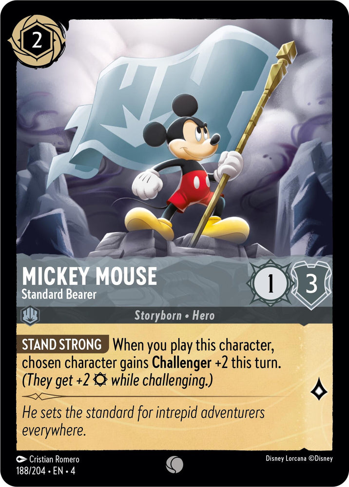 Mickey Mouse - Standard Bearer (188/204) [Ursula's Return] 