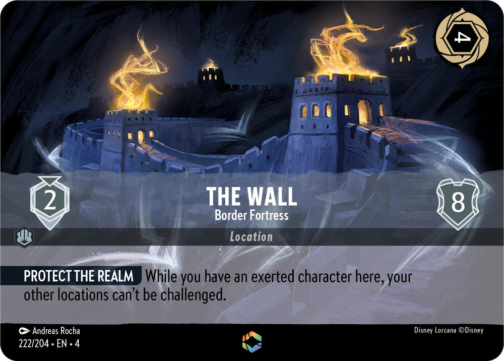 The Wall - Border Fortress (Enchanted) (222/204) [Ursula's Return] 