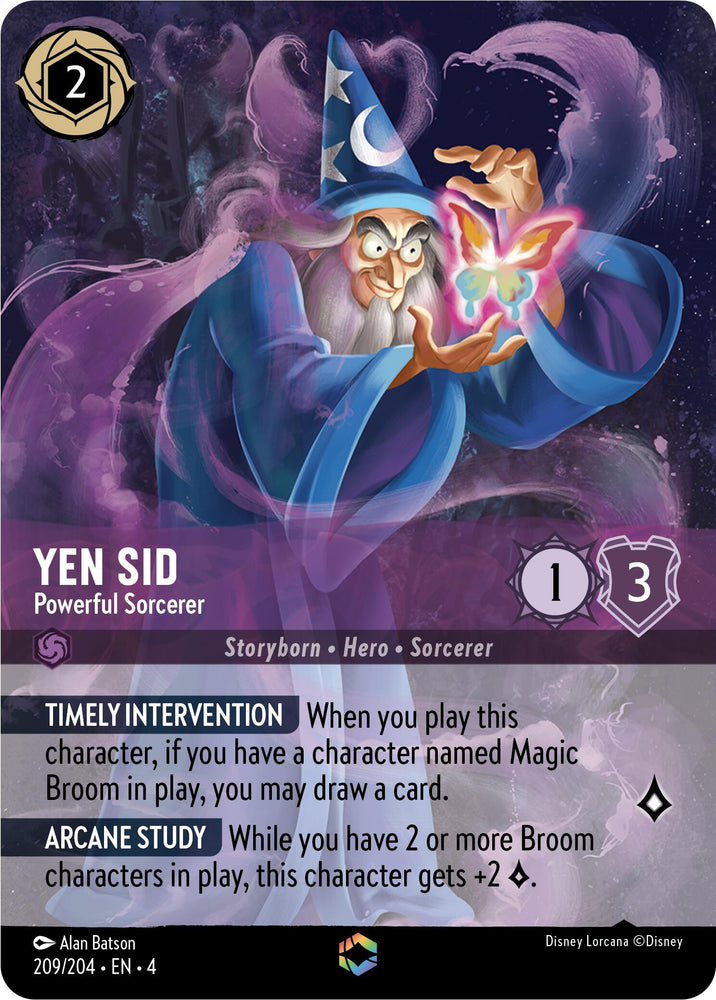 Yen Sid - Powerful Sorcerer (Enchanted) (209/204) [Ursula's Return] 
