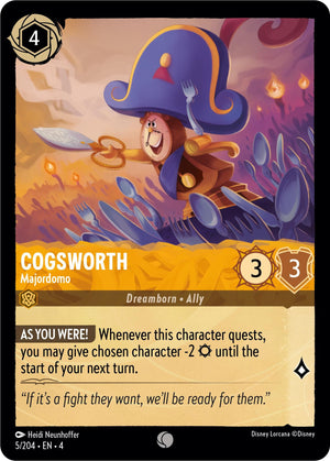 Cogsworth - Majordomo (5/204) [Ursula's Return] 