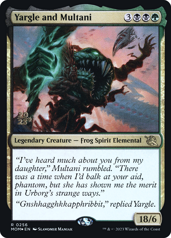 Yargle and Multani [March of the Machine Prerelease Promos] 