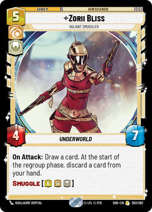 Zorii Bliss - Valiant Smuggler (203/262) [Shadows of the Galaxy] 