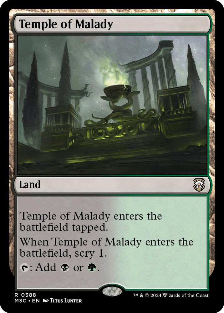 Temple of Malady [Modern Horizons 3 Commander] 