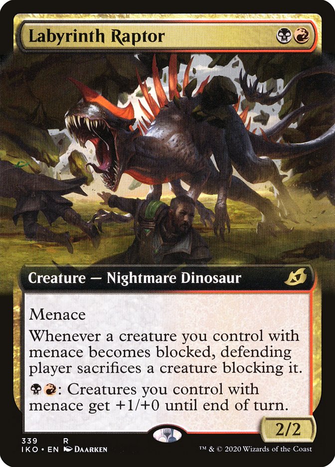 Labyrinth Raptor (Extended Art) [Ikoria: Lair of Behemoths] 