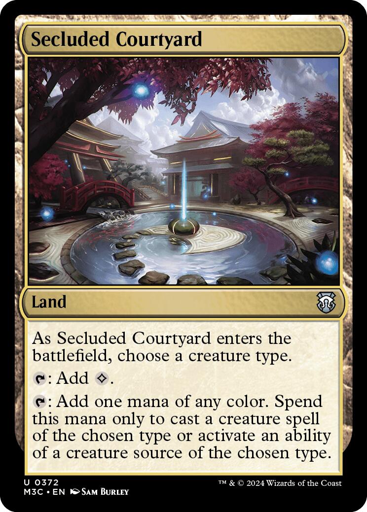 Secluded Courtyard [Modern Horizons 3 Commander] 