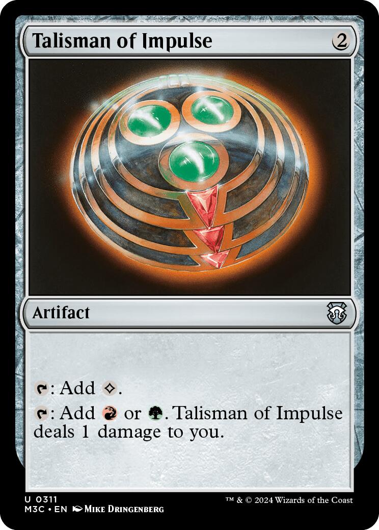 Talisman of Impulse [Modern Horizons 3 Commander] 