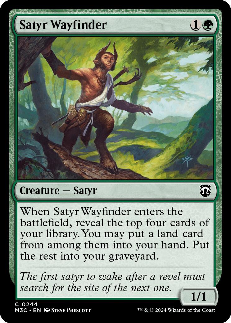 Satyr Wayfinder [Modern Horizons 3 Commander] 