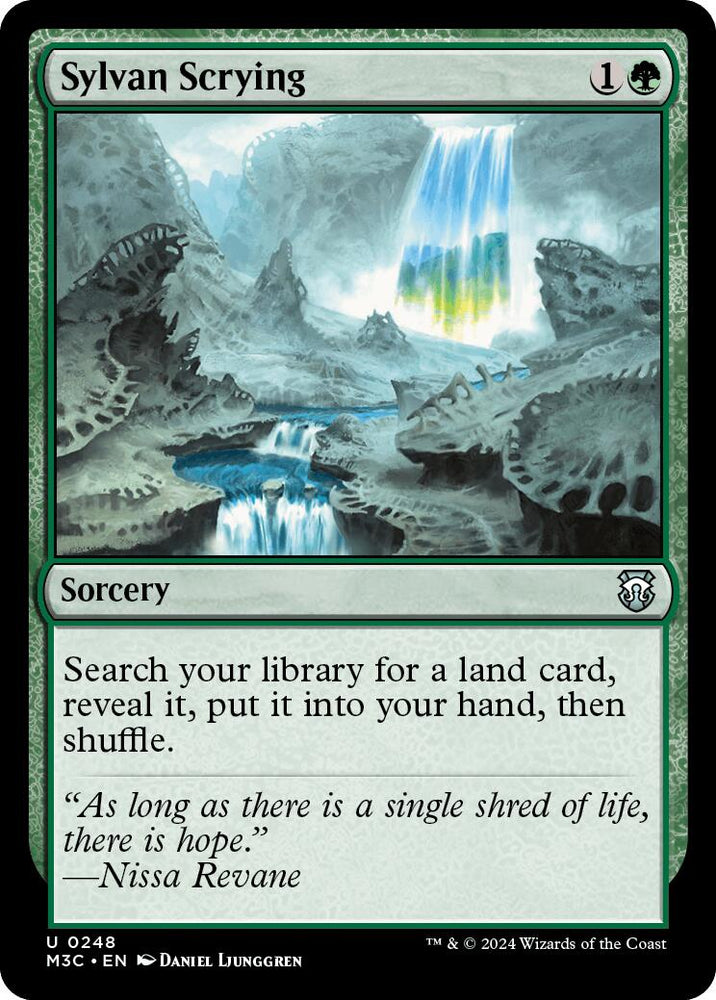 Sylvan Scrying [Modern Horizons 3 Commander]