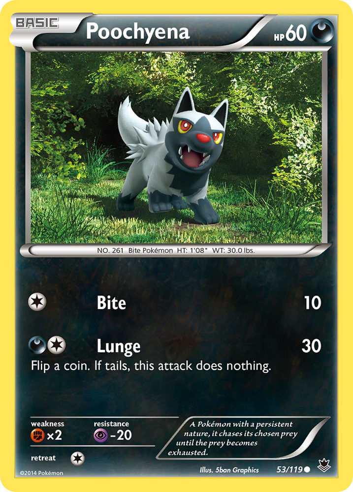 Poochyena (53/119) [XY: Phantom Forces] 