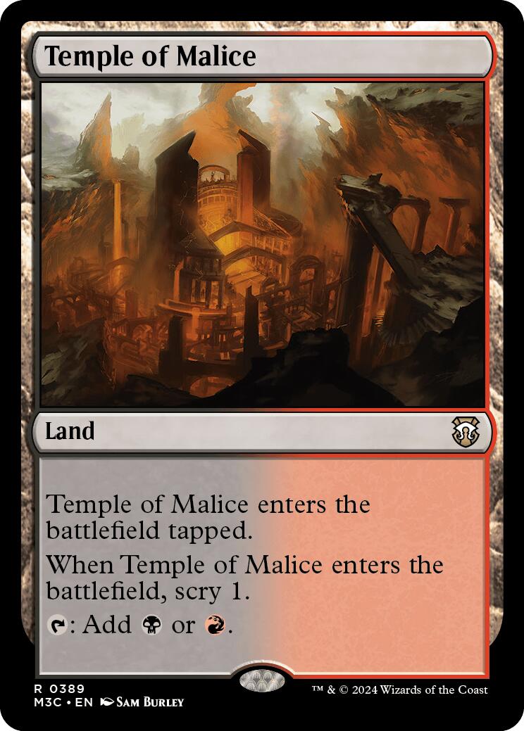 Temple of Malice [Modern Horizons 3 Commander] 