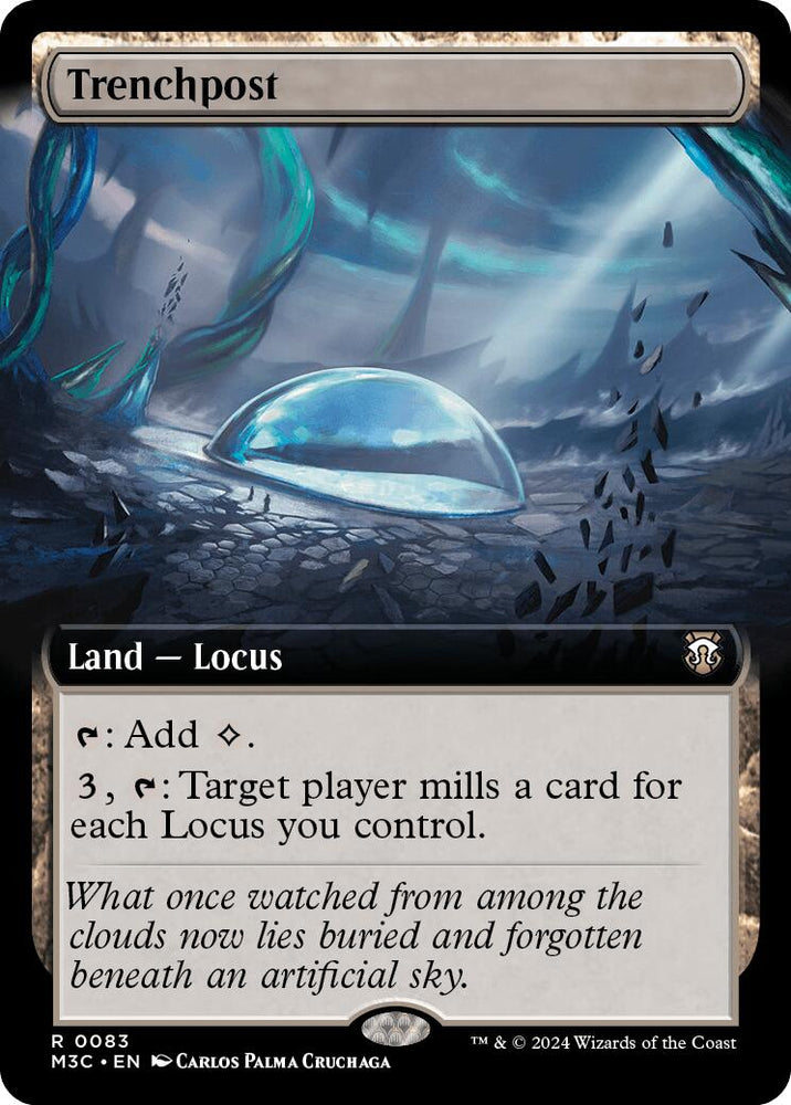 Trenchpost (Extended Art) (Ripple Foil) [Modern Horizons 3 Commander] 