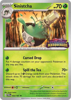 Sinistcha (022/167) [Scarlet &amp; Violet: Black Star Promos] 