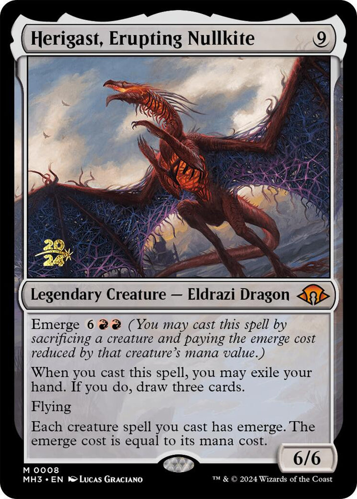 Herigast, Erupting Nullkite [Modern Horizons 3 Prerelease Promos] 