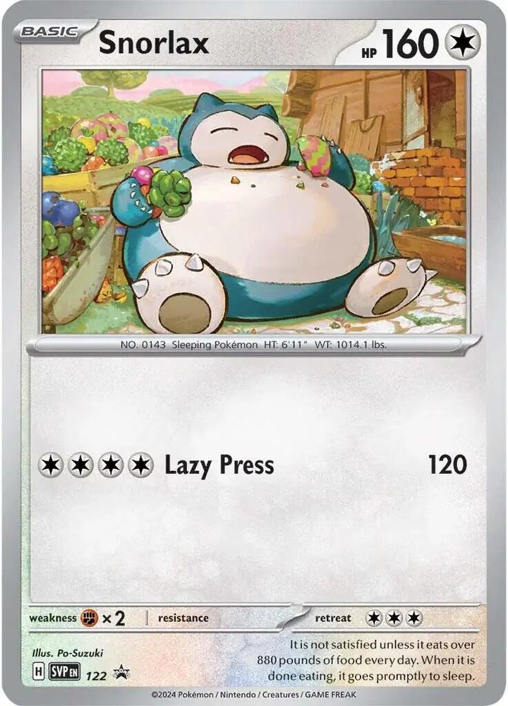 Snorlax (122) [Scarlet &amp; Violet: Black Star Promos] 