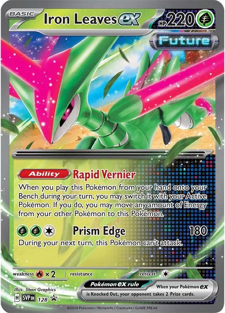 Iron Leaves ex (128) [Scarlet & Violet: Black Star Promos] 