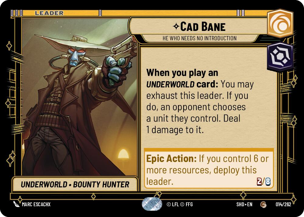 Cad Bane - He Who Needs No Introduction (014/262) [Shadows of the Galaxy] 