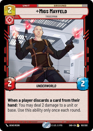 Migs Mayfeld - Triggerman (163/262) (163/262) [Shadows of the Galaxy]
