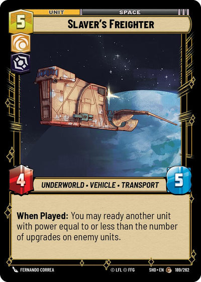 Slaver's Freighter (189/262) [Shadows of the Galaxy] 