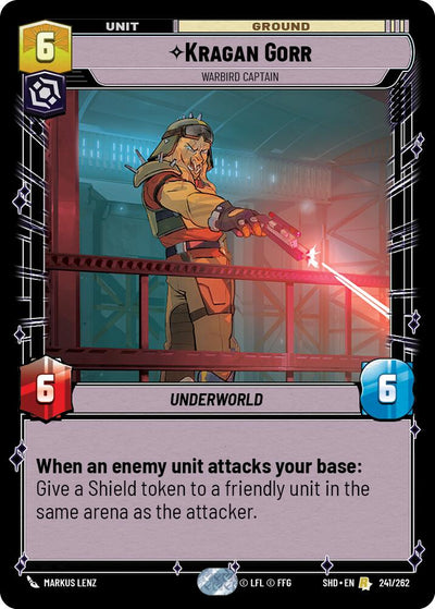 Kragan Gorr - Warbird Captain (241/262) [Shadows of the Galaxy] 