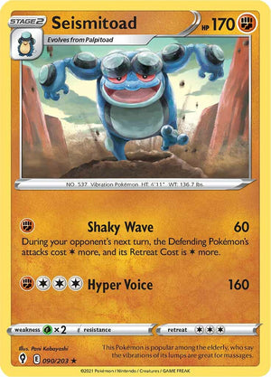 Seismitoad (090/203) [Sword &amp; Shield: Evolving Skies] 