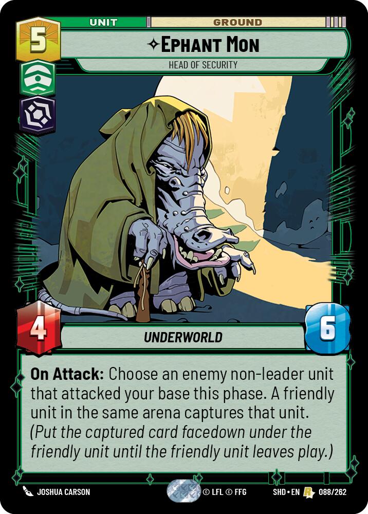 Elephant Mon - Head of Security (088/262) [Shadows of the Galaxy] 
