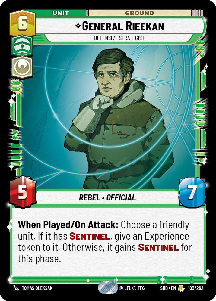 General Rieekan - Defensive Strategist (103/262) [Shadows of the Galaxy] 